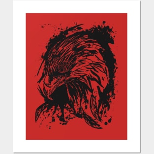 falcon paint splashes Posters and Art